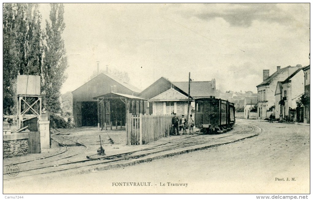 CPA-Dp 49-328 -TRAMWAY-FONTEVRAULT-ANIMER-VOYAGER- - Montrevault