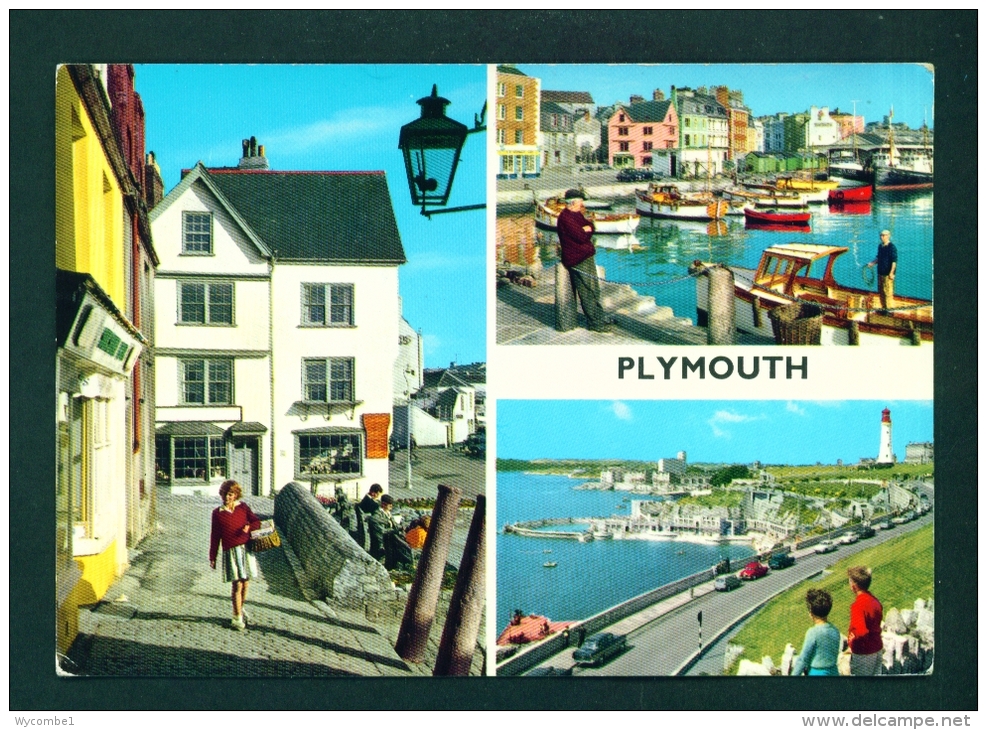 ENGLAND  -  Plymouth  Multi View  Unused Postcard As Scan - Plymouth