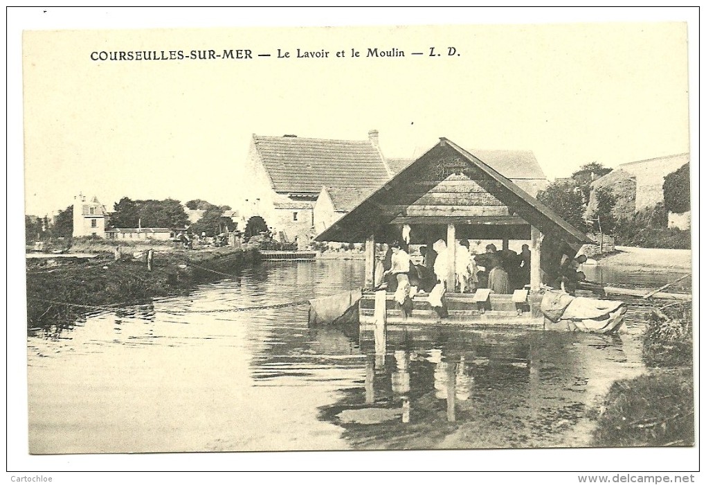 COURSEULLES SUR MER-Le Lavoir Et Le Moulin - Courseulles-sur-Mer