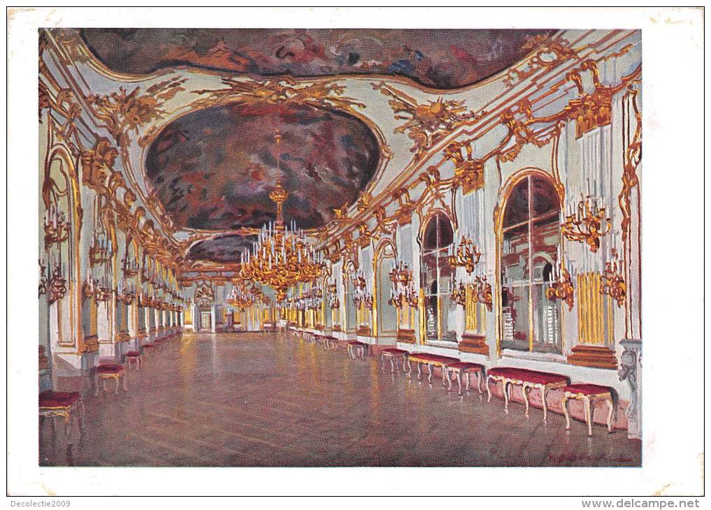 BF35394 Schloss Schonbrunn Wien Austria Grosse Galerie  Front/back Scan - Schloss Schönbrunn