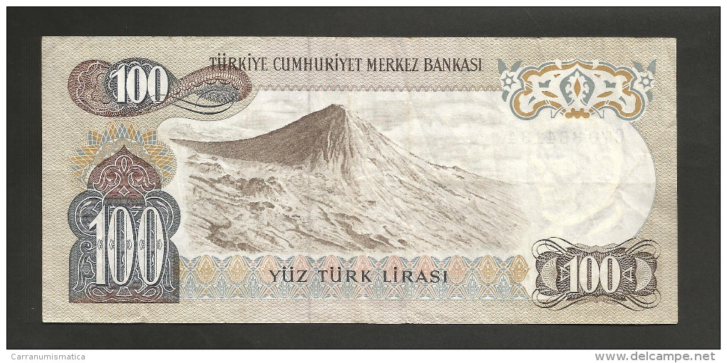 [NC] TURKEY - 100 LIRA (1970) - Turchia