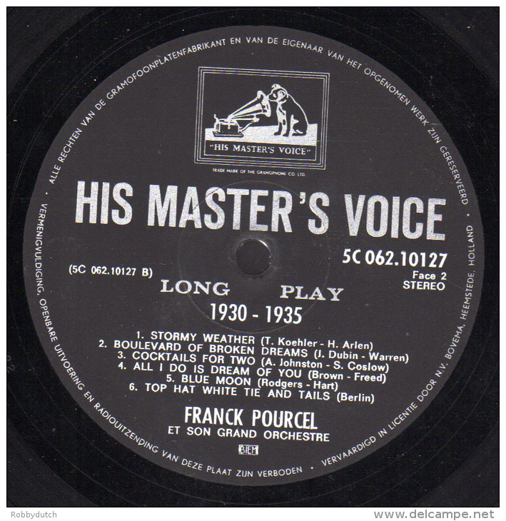 * LP *  FRANCK POURCEL VOL.2:  1930-1935 - Instrumental