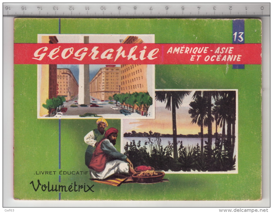 Livret éducatif Volumétrix - N° 13 Géographie - Amérique. Asie &amp; Océanie - Géographie