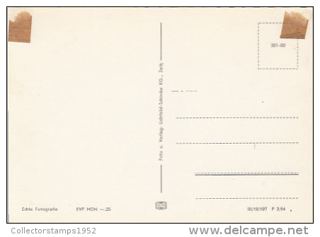 5891- KAHLA- LEUCHTENBURG CASTLE, POSTCARD - Kahla