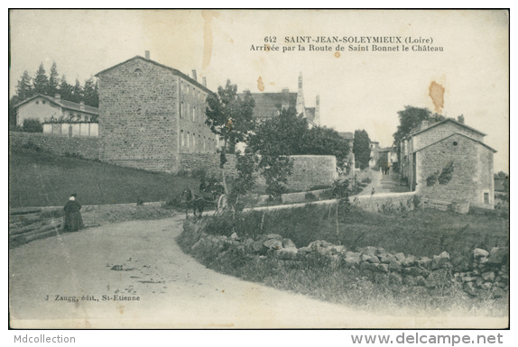 42 SAINT JEAN SOLEYMIEUX / Route De Saint Bonnet Le Château / - Saint Jean Soleymieux