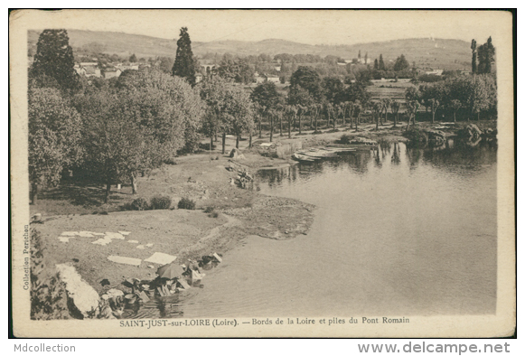 42 SAINT JUST SAINT RAMBERT / Bords De La Loire Et Piles Du Pont Romain / - Saint Just Saint Rambert