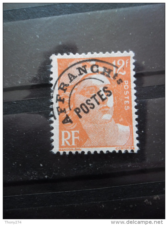 FRANCE Préoblitéré N°103A Sans Gomme - 1893-1947