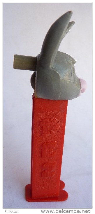 RARE PEZ ANE Avec Sifflet Pied Fin Rouge - DONKEY With Whistles Red Feet 80s Pied Fin - Thin Feet  3 942 683 - Pez