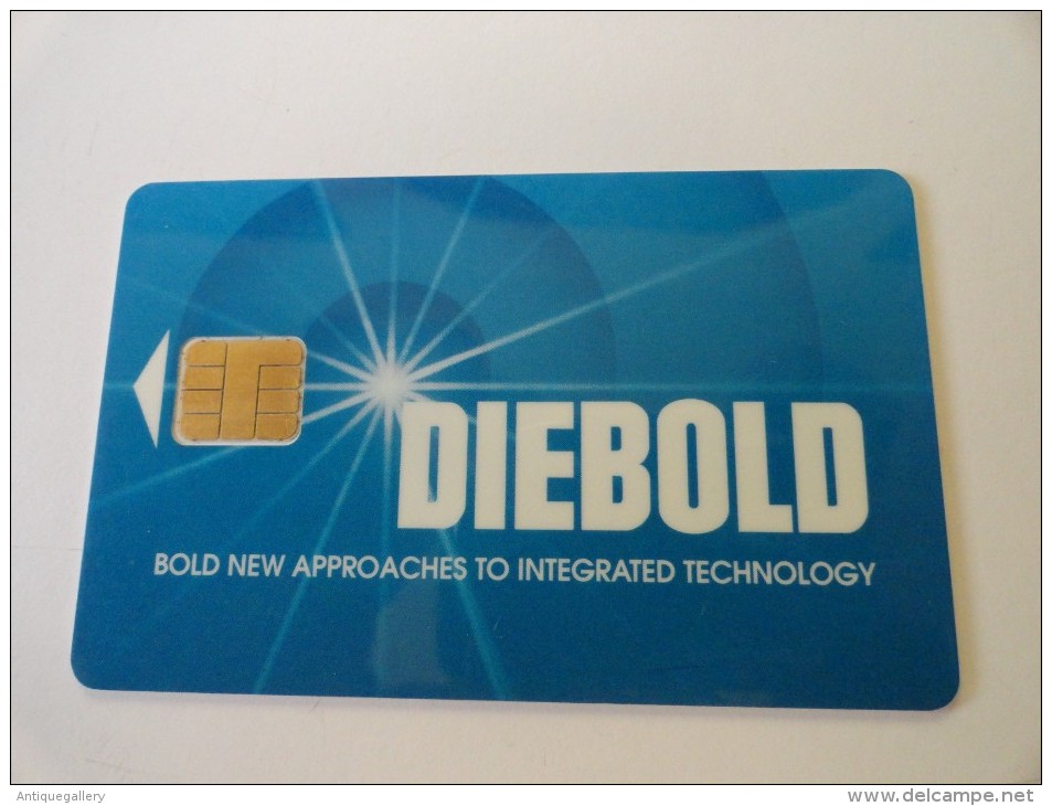 RARE : DIEBOLD - [2] Chip Cards