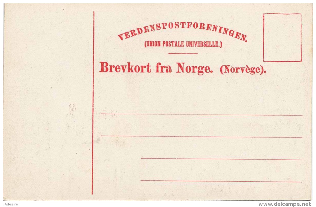 GUDVANGEN Dampfschiff Anlegestelle 1905? - Norwegen