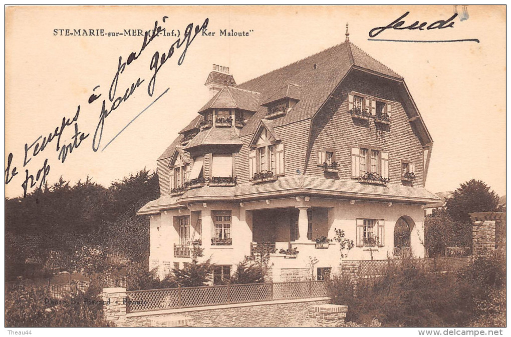 ¤¤  -   PORNIC  -  SAINTE-MARIE-sur-MER  -  Villa " Ker-Maloute "   -  ¤¤ - Pornic