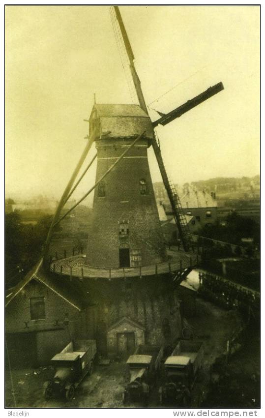 HOOGLEDE (W.Vl.) - Molen/moulin - Duitse Opname Van Veldens Molen Tijdens 1914-1918. Maxikaart - Hooglede