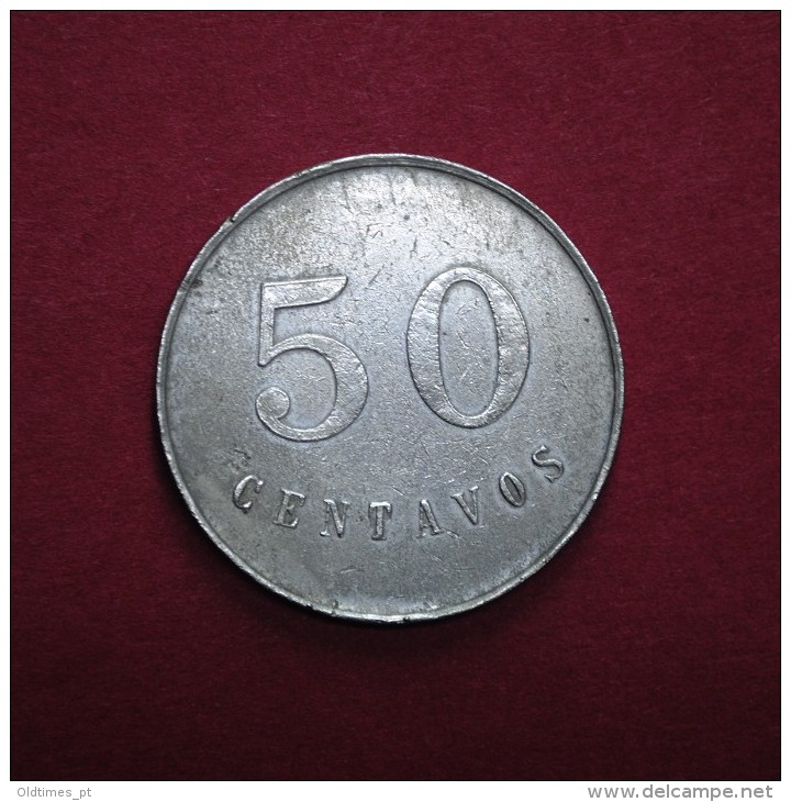 FICHA DE CASINO DESCONHECIDO - 50 CENTAVOS - Casino