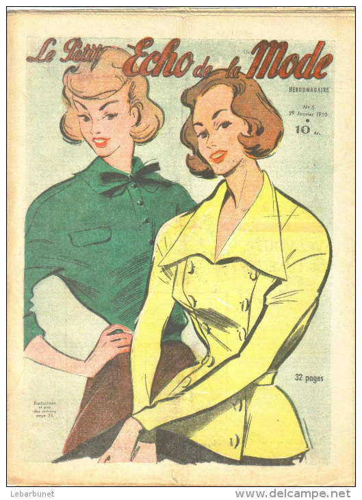 Revue Ancienne  1950"le Petit Echo De La Mode" N° 5 - Mode
