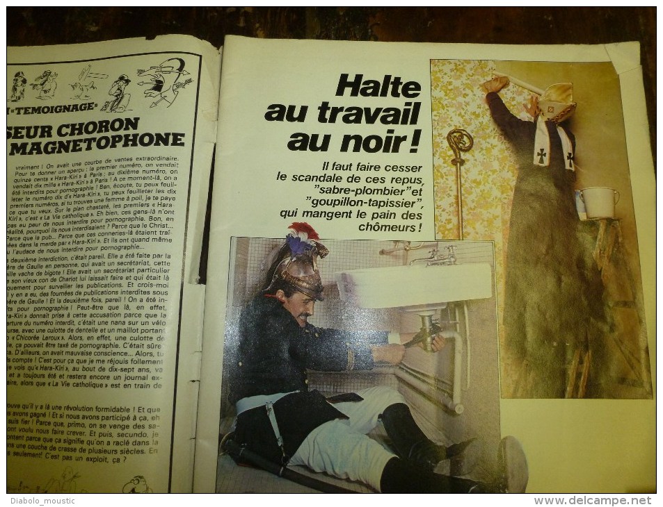 1977 HARA KIRI Le Journal Bête Et Méchant - Humor