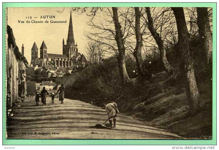 71 AUTUN - Vue Du Chemin De Gueunand - Autun