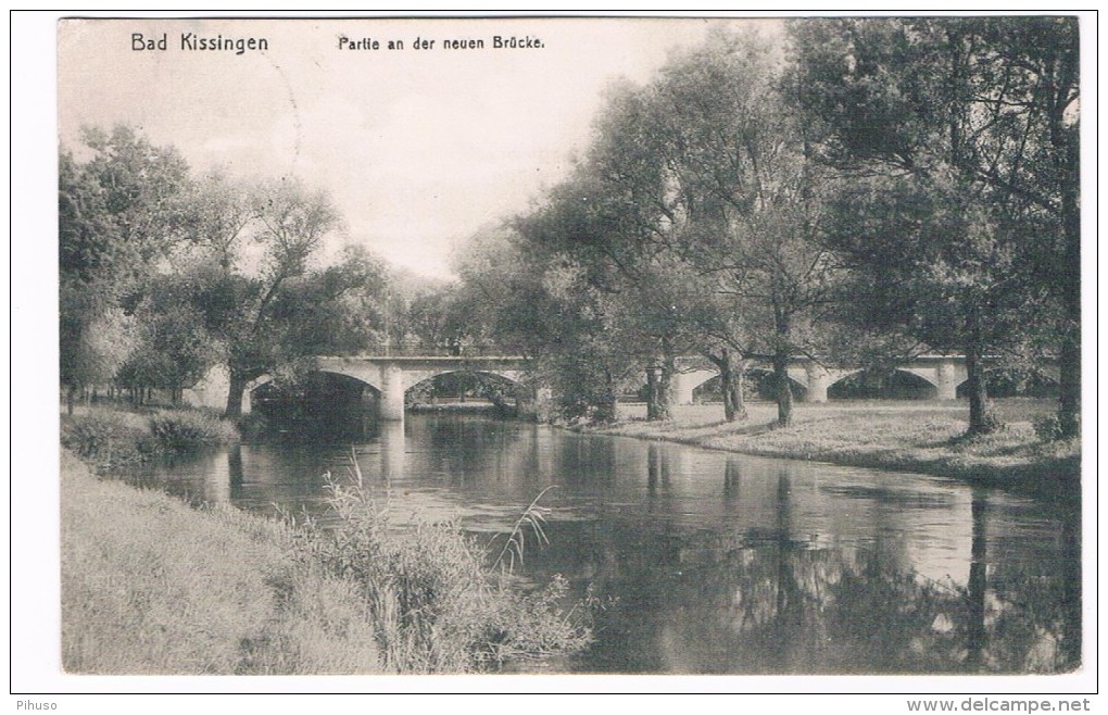 D4835     BAD KISSINGEN : Partie An Der Neuen Brücke - Bad Kissingen