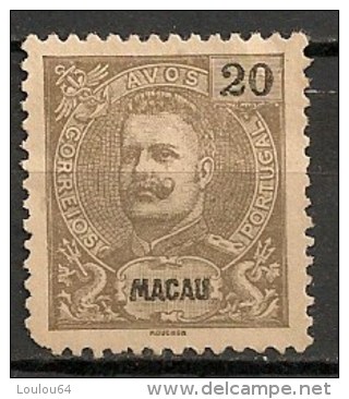 Timbres - Portugal - Macao - 1898 - 20 Avos - - Neufs