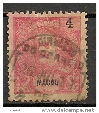 Timbres - Portugal - Macao - 1898 - 4 Avos - - Oblitérés