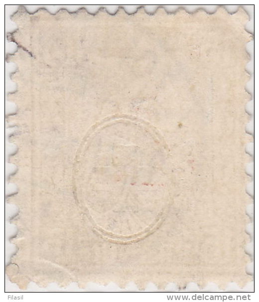 SI53D Svizzera Suisse Helvetia 15 C.  Franco Giallo  Usato Con Annullo Zofingen, 1862 - Used Stamps