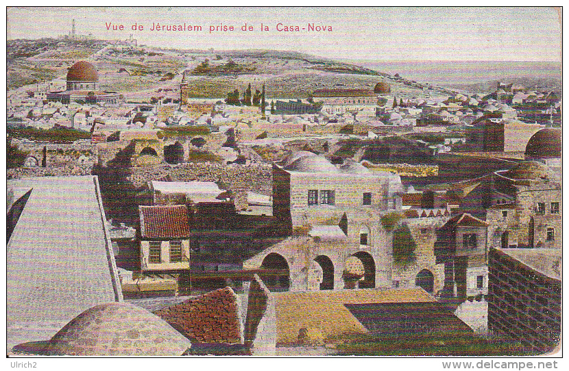 PC Jerusalem - Vue De Jerusalem Prise De La Casa-Nova - 1921 (9617) - Israel