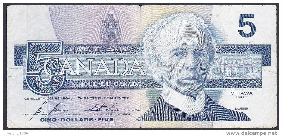 Canada, 5 Dollars, P.95c (Bonin/Thiessen) VG - Canada