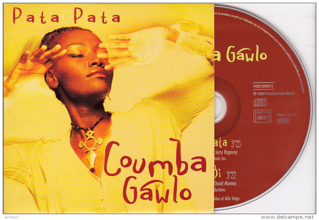 CD Single - COUMBA GAWLO - Pata Pata - Autres & Non Classés