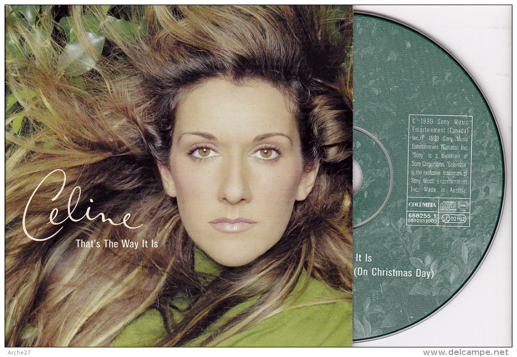 CD Single - CELINE DION - That's The Way It Is - Disco, Pop