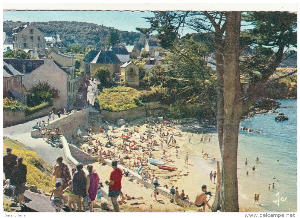 29 - DOUARNENEZ - Plage Et Chapelle Saint Jean // CPSM - Douarnenez