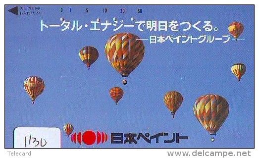 Telecarte  JAPON * BALLON * MONTGOLFIERE (1130)  Hot Air Balloon * Aerostato  PHONECARD JAPAN * - Sport