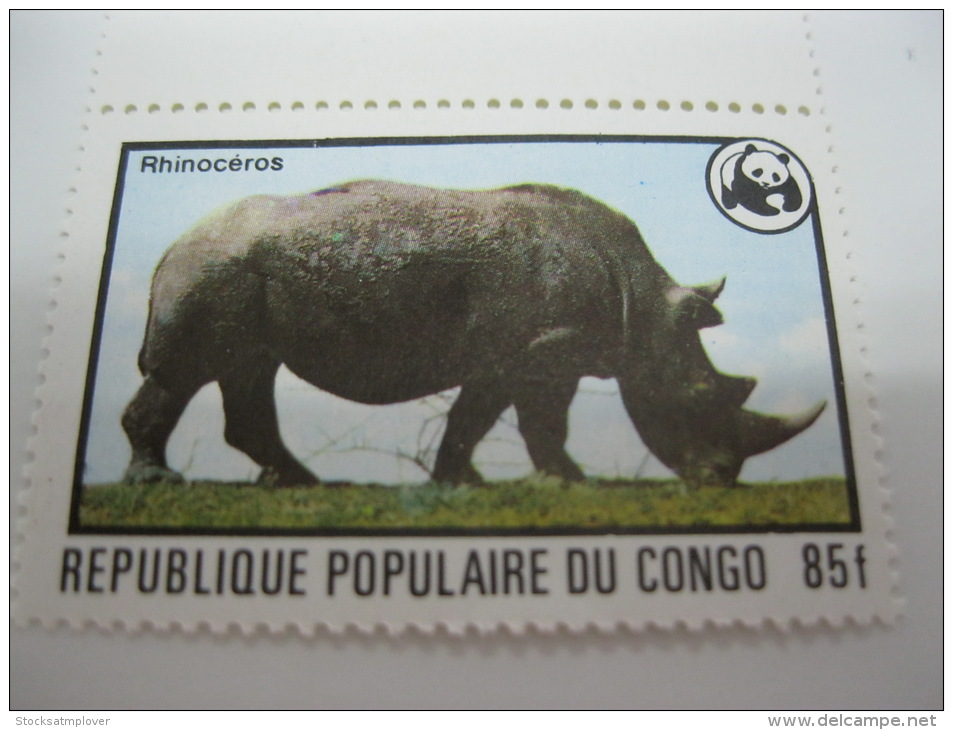 Congo-WWF-1978-Rhino - Sonstige & Ohne Zuordnung