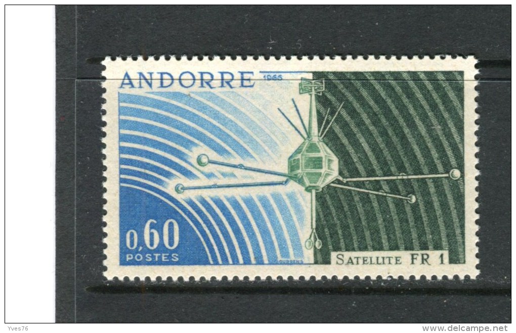 ANDORRE - Y&T N° 177** - Satellite FR 1 - Usados