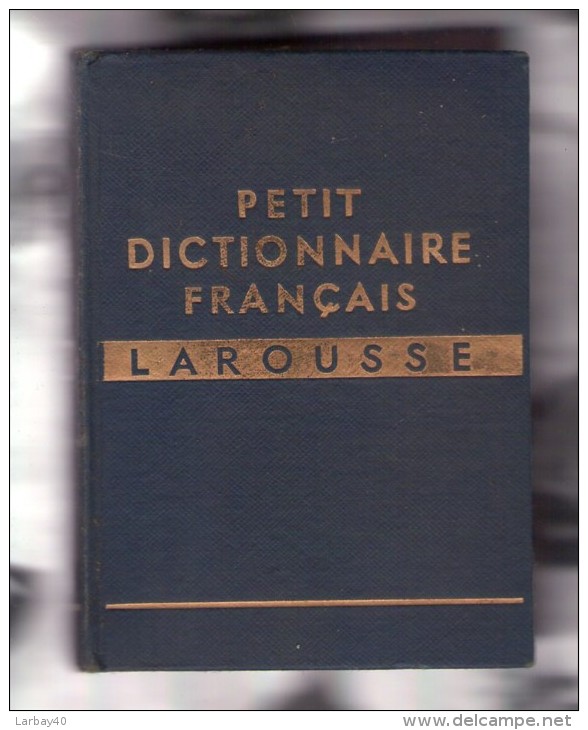 Petit Dictionnaire Francais Larousse 1936 - Diccionarios