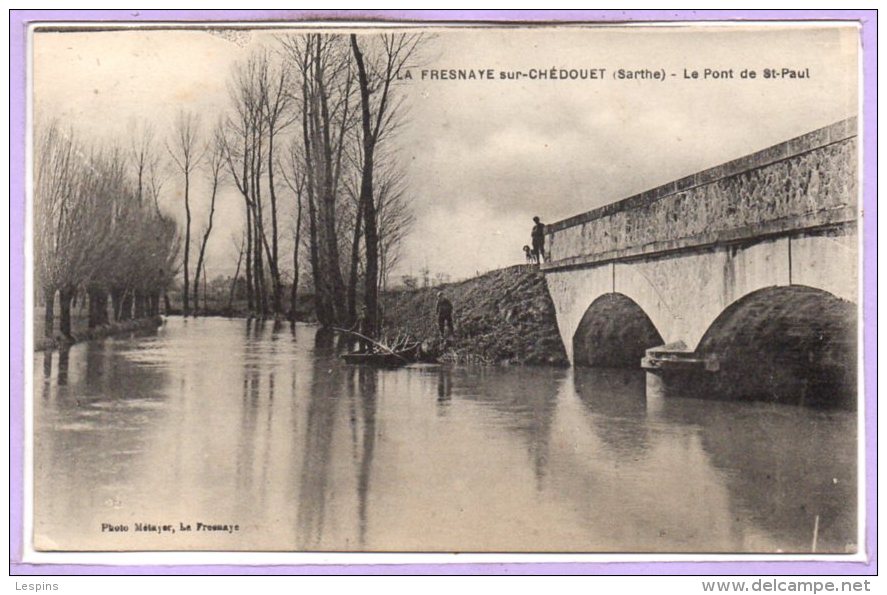 72 - La FRESNAYE Sur CHEDOUET --  Le Pont De St Paul - La Fresnaye Sur Chédouet