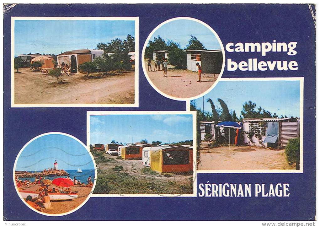 CPM 34 - Sérignan - Camping Bellevue - Sonstige & Ohne Zuordnung