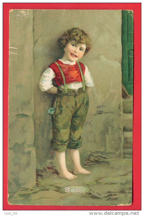 155788 / Germany Illustrator Hermann Kaulbach - BUBI , Portrait   LITTLE BOY GIPSY - A.R.&amp;C.i.B.  467 Bulgaria Bulga - Kaulbach, Hermann