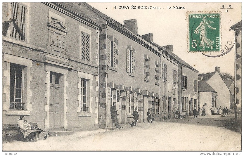 SURY LA MAIRIE 1911 - Sury-près-Léré