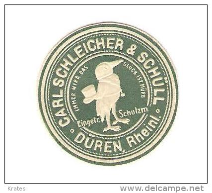 Old Labels, Promotional Labels Or Similar - Carl Schleicher & Schull - Altri & Non Classificati