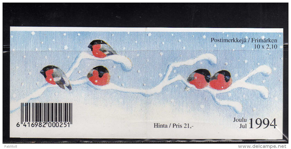 SUOMI FINLAND FINLANDIA 1994 CHRISTMAS BOOKLET NATALE LIBRETTO NOEL WEIHNACHTEN NAVIDAD NATAL MNH - Carnets