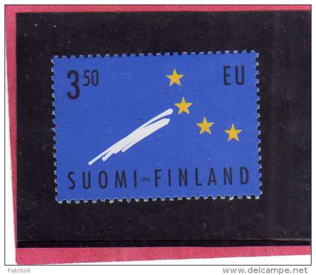 SUOMI FINLAND FINLANDIA 1995 MEMBERSHIP IN EUROPEAN UNION MEMBER MEMBRO DELL'UNIONE EUROPEA MNH - Nuovi