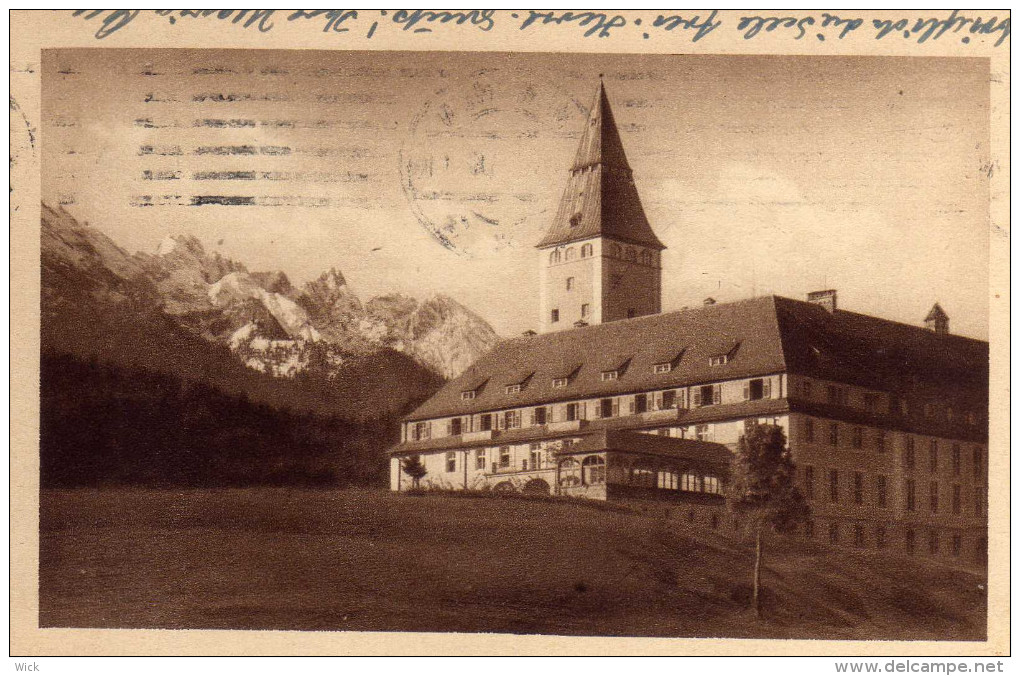 AK Schloß Elmau / Post Klais Oberbayern - Sonstige & Ohne Zuordnung