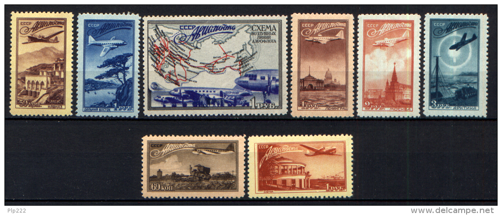 Russia 1949 Unif. A90/97 **/MNH VF/F - Nuovi