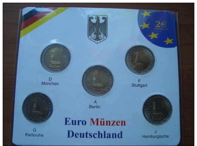 GERMANY  2006 2 X 5 - Uncirculated - Alemania