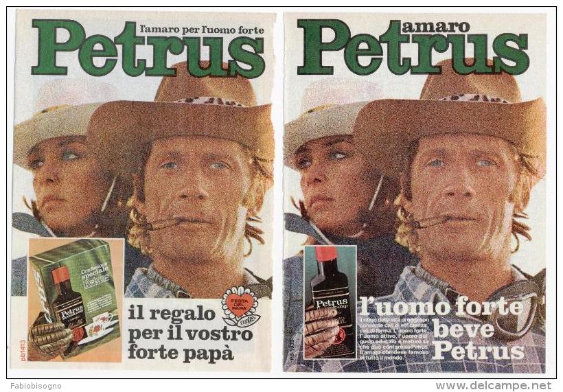 1974 - Amaro Petrus - 4 Pag. Pubblicità Cm. 13 X 18 - Alcoolici
