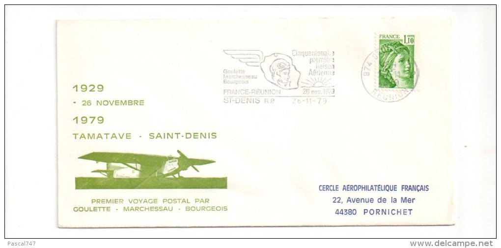 092 Tamatave  Saint Denis Goulette  26 11 1979 - Primeros Vuelos