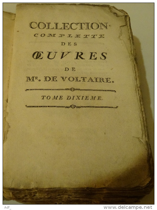 @ RARE LIVRE ANNEe 1771  TOME 3 ESSAI SUR MOEURS ET L' ESPRIT DES NATIONS VOLTAIRE - Autres & Non Classés