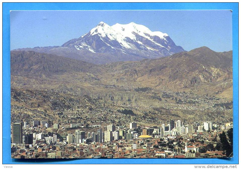 BOLIVIA - LA PAZ - Vista Con Nevado Illimani . Written Without Postmarks - Bolivie