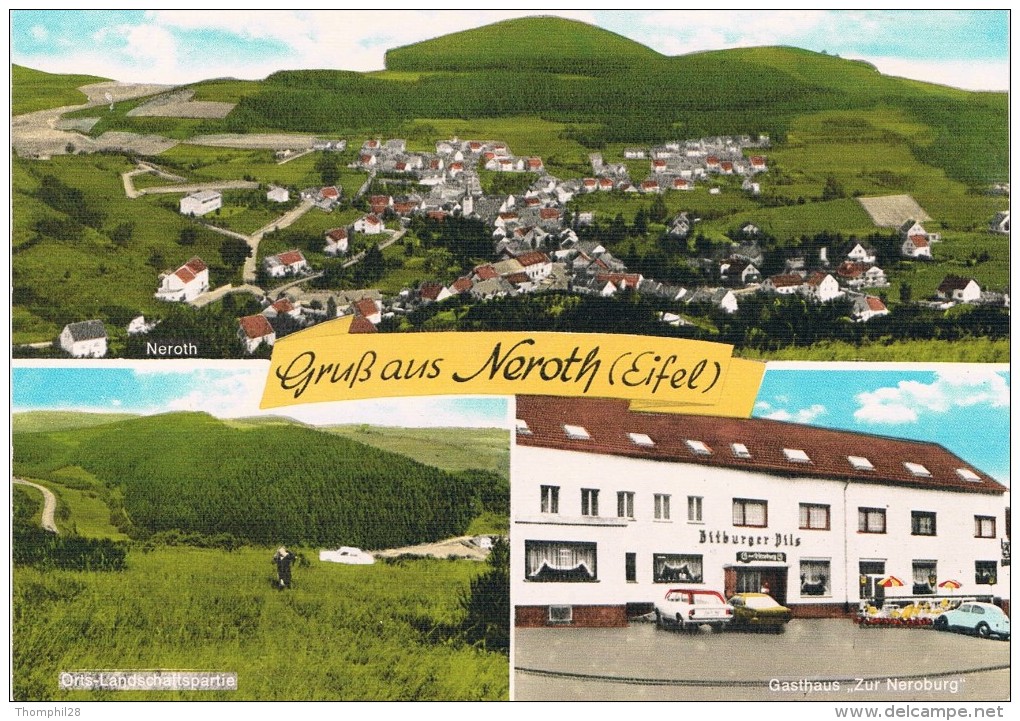 NEROTH / EIFEL - Gasthaus - Pension "Zur Neroburg" - Gruss Aus Neroth (Eifel) - Multi-vues - 2 Scans - Other & Unclassified