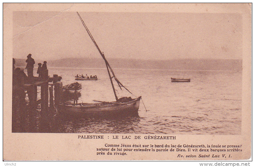 PC Palestine - Le Lac De Génézareth - 1932 (9629) - Israel