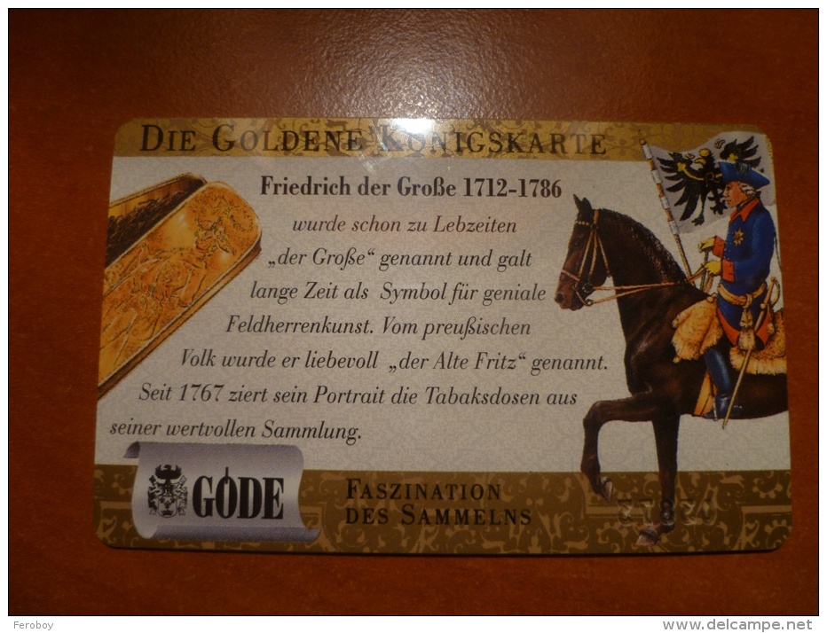 Der Alte Fritz, K0931, Musterkarte, Sample Card, Low Issued - K-Series: Kundenserie